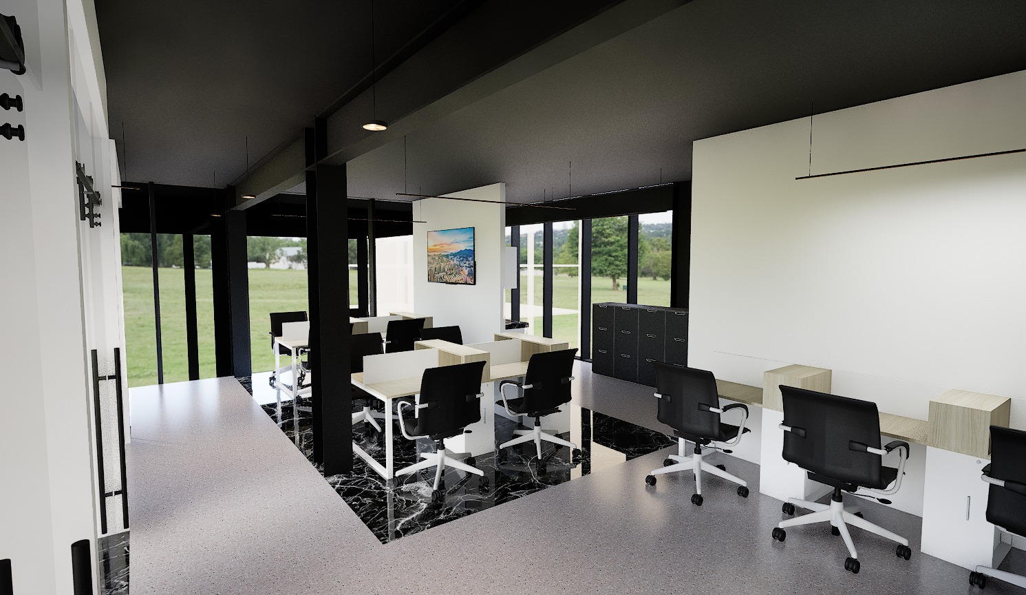 Oficinas Hercar — espacio de trabajo colaborativo