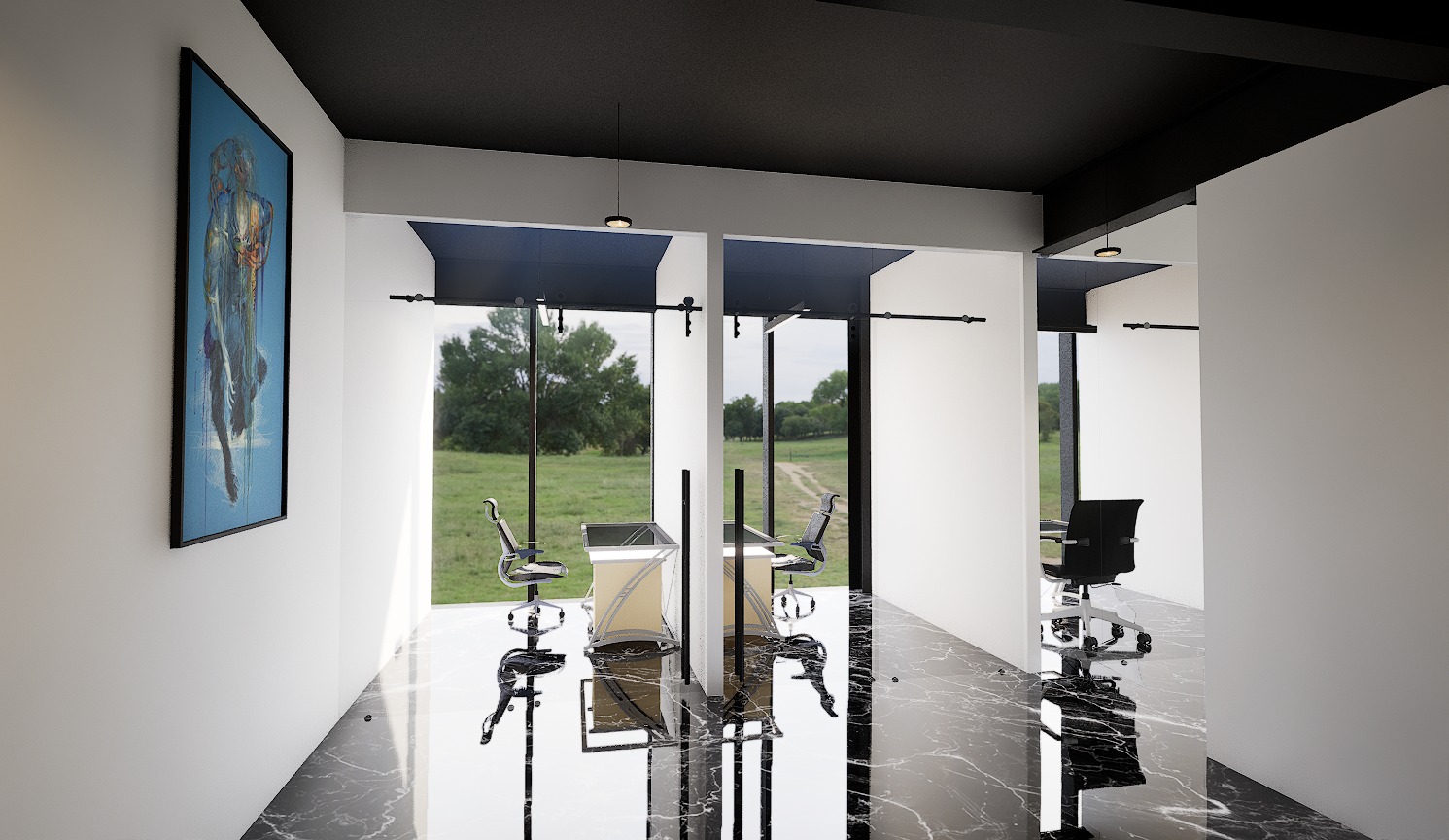 Suite ejecutiva Hercar — acabados premium